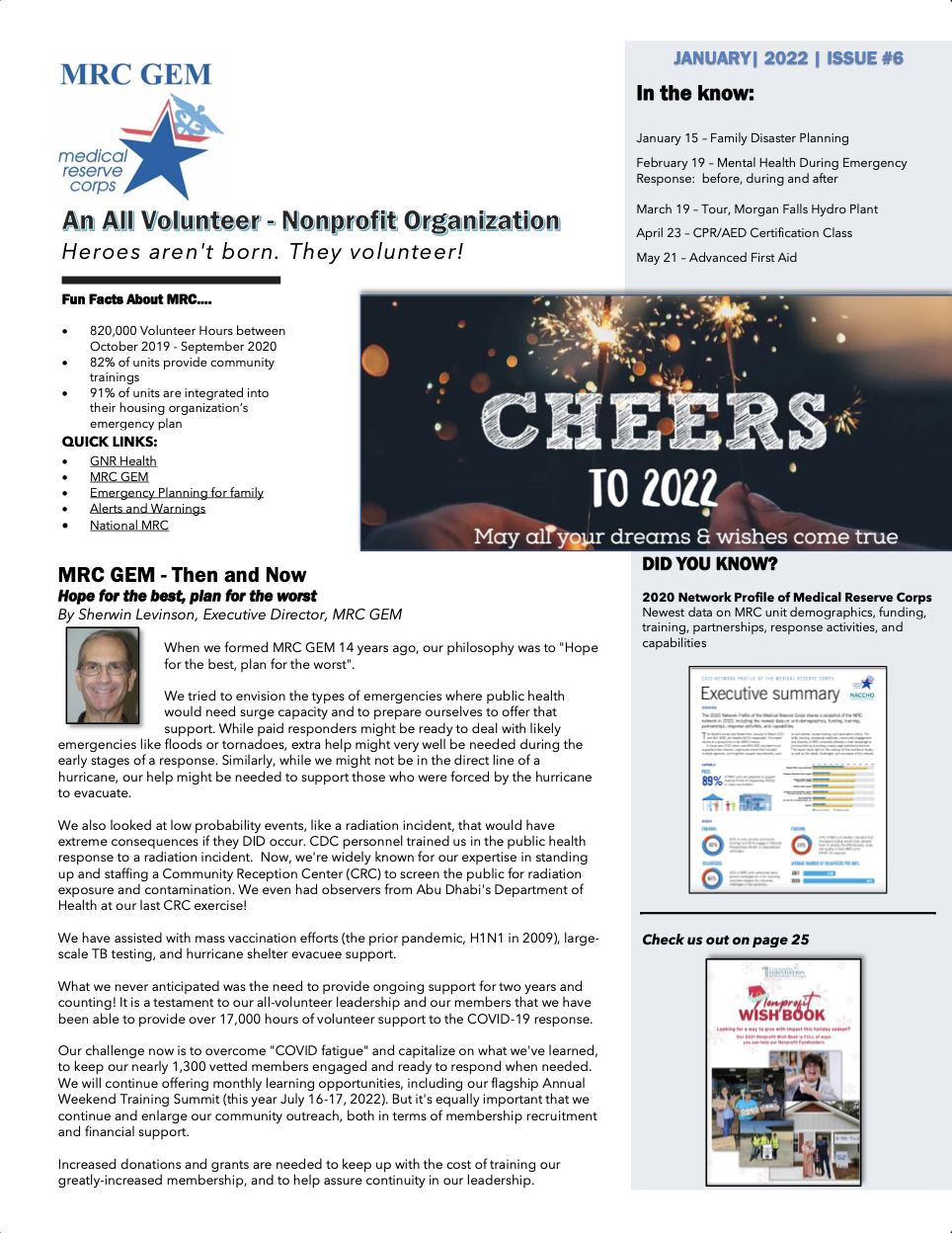 Newsletter - January 2022