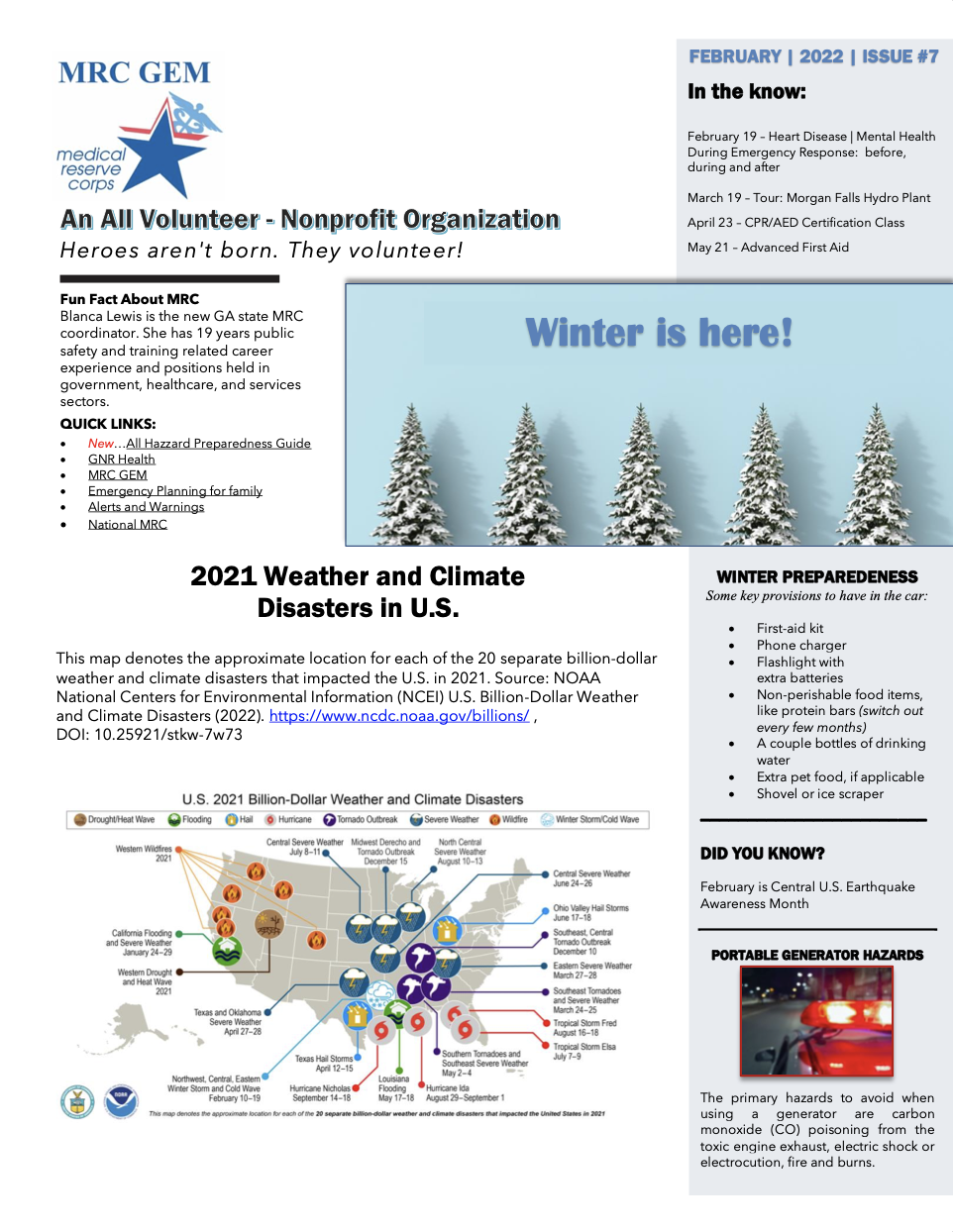 Newsletter - February 2022