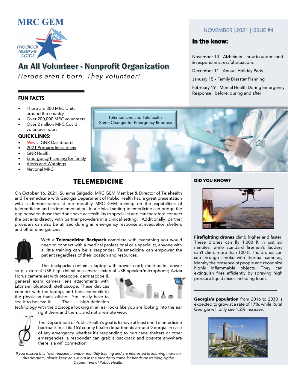 Newsletter - November 2021