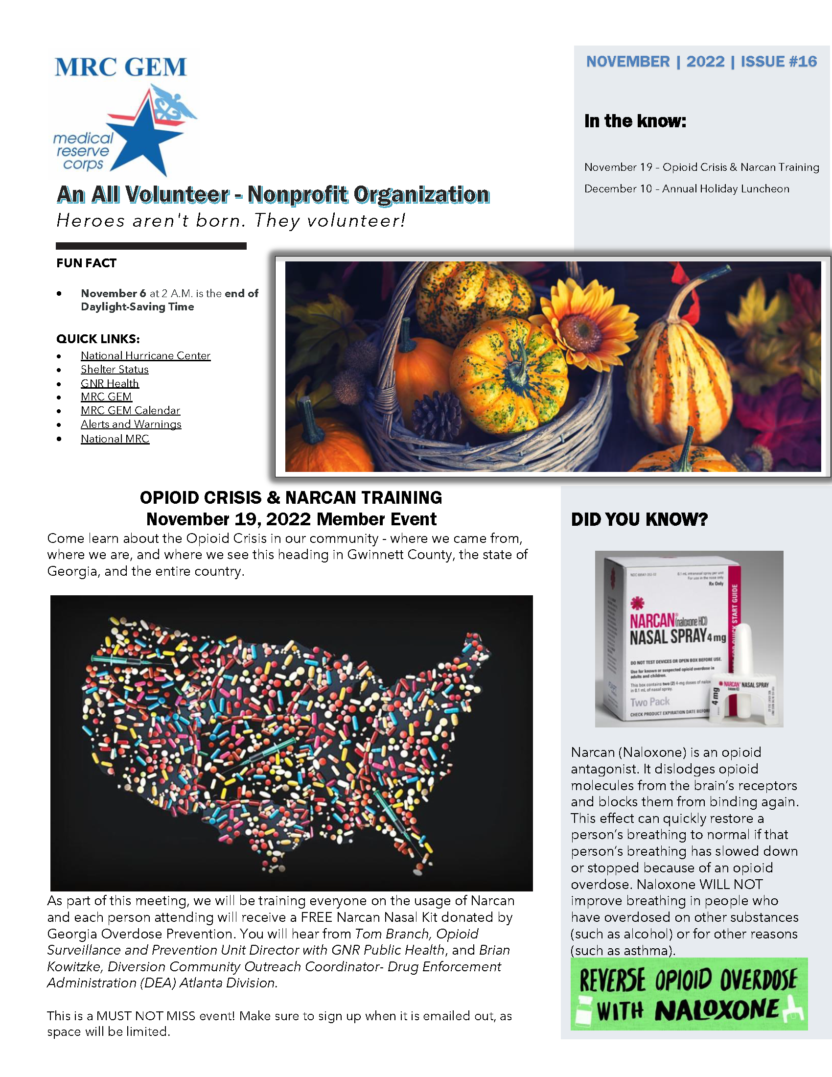 Newsletter - November 2022