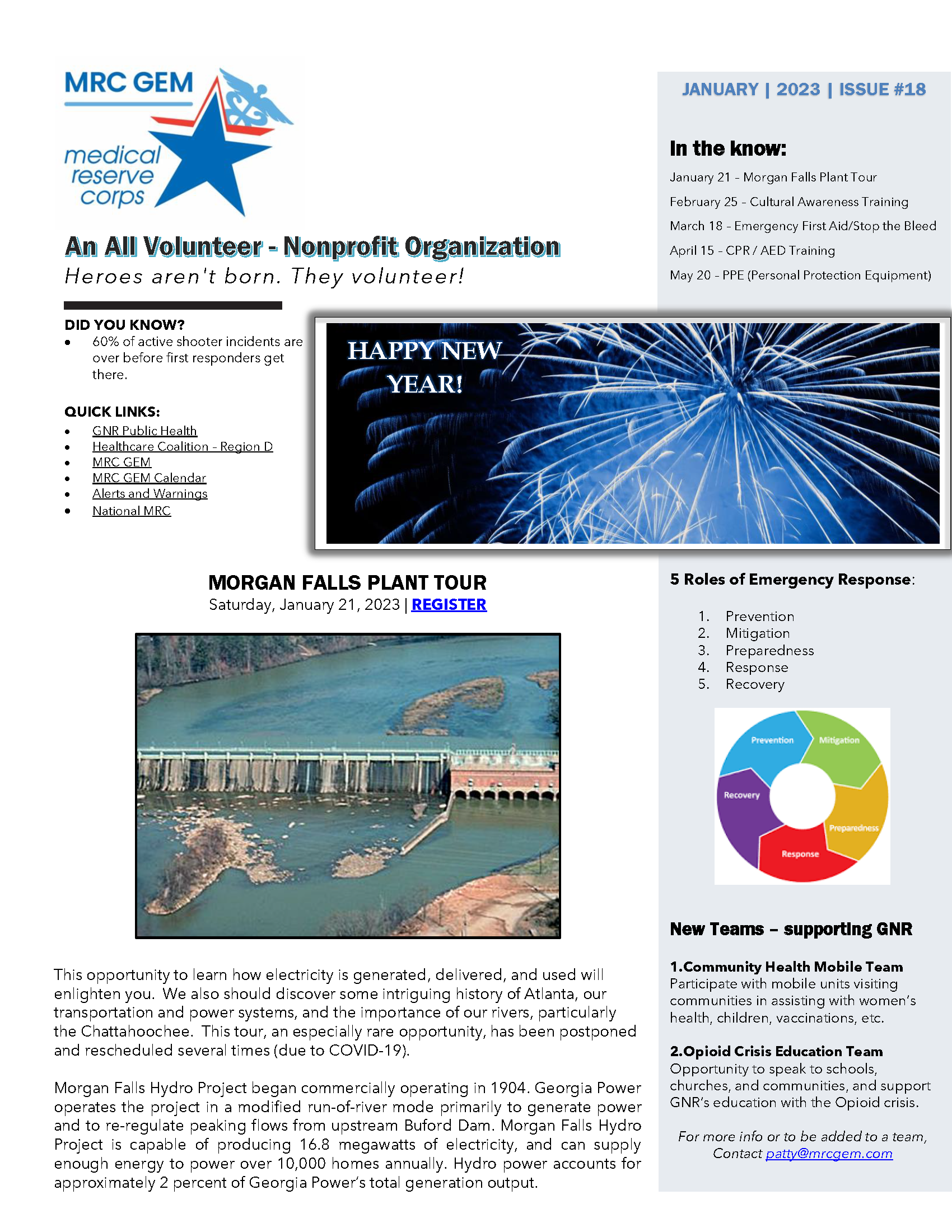 Newsletter - January 2023