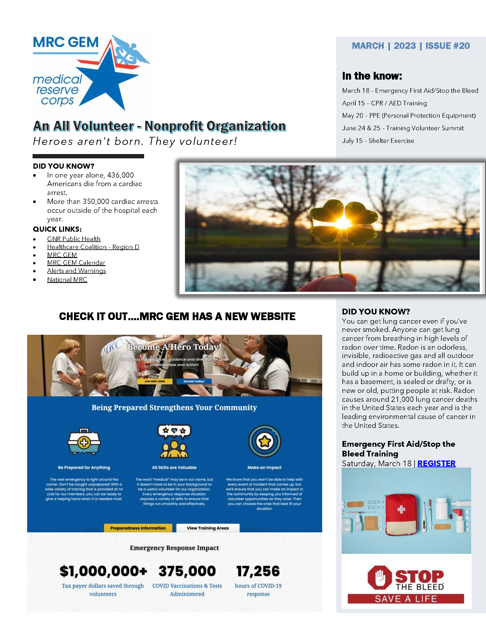 Newsletter - March 2023