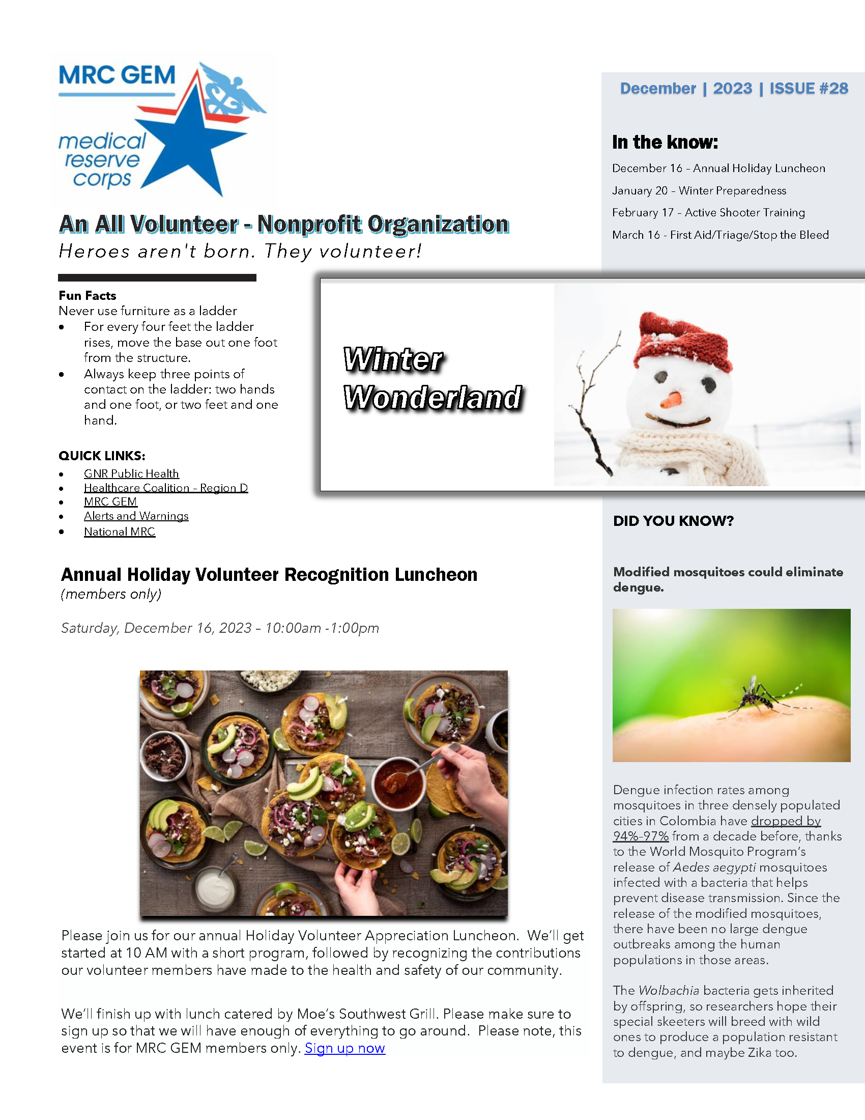 Newsletter - December 2023